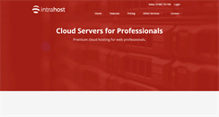 Desktop Screenshot of intrahost.co.uk